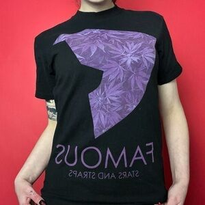 Purple and black famous tee  💜🖤​​​​​​​​​​​​​​​​​